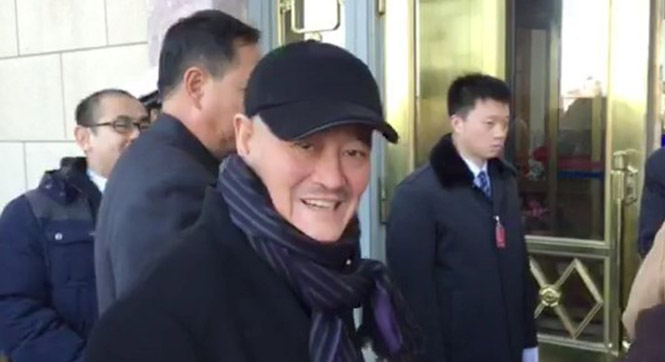 2015政協(xié)會議開幕：明星委員遭媒體圍堵