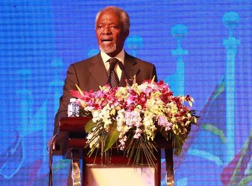 聯(lián)合國前秘書長安南:中國將會成為非洲下一個前沿