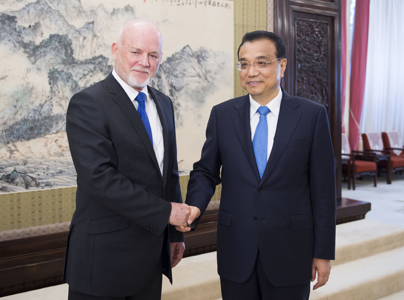 李克強(qiáng)會見聯(lián)大主席：共同應(yīng)對人類面臨的各項(xiàng)挑戰(zhàn)