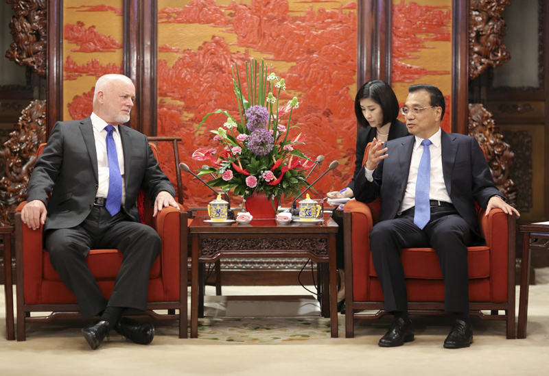 李克強(qiáng)會見聯(lián)大主席：共同應(yīng)對人類面臨的各項(xiàng)挑戰(zhàn)