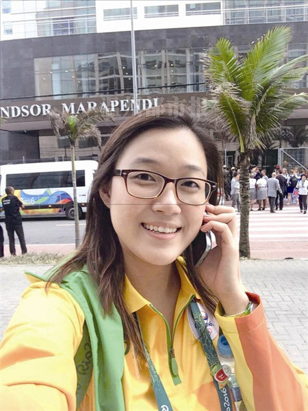 溫籍華僑成奧運志愿者 擔任奧委會副主席于再清翻譯