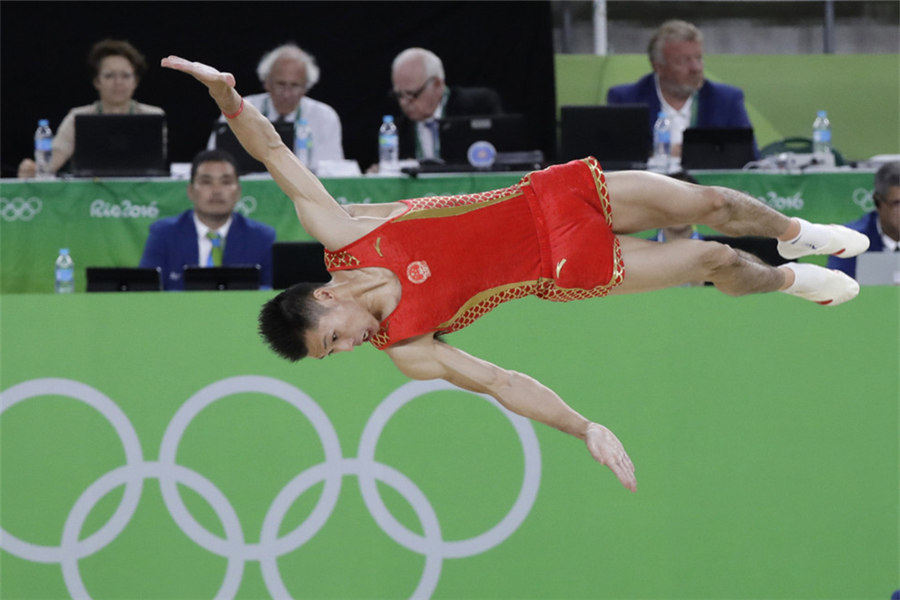 里約奧運會體操男團決賽 中國隊摘銅