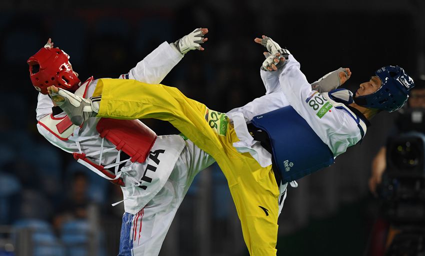 跆拳道58公斤趙帥奪冠 奪中國男子首金創歷史