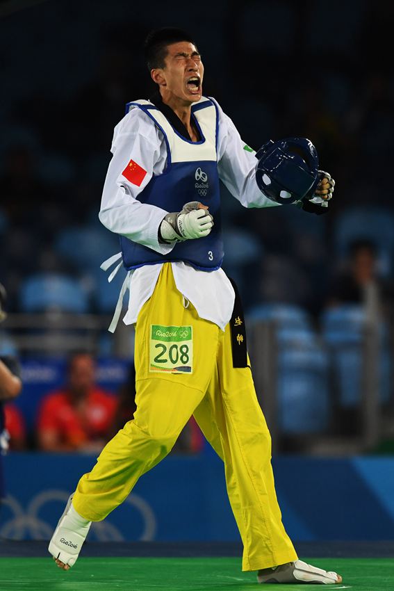 跆拳道58公斤趙帥奪冠 奪中國男子首金創歷史