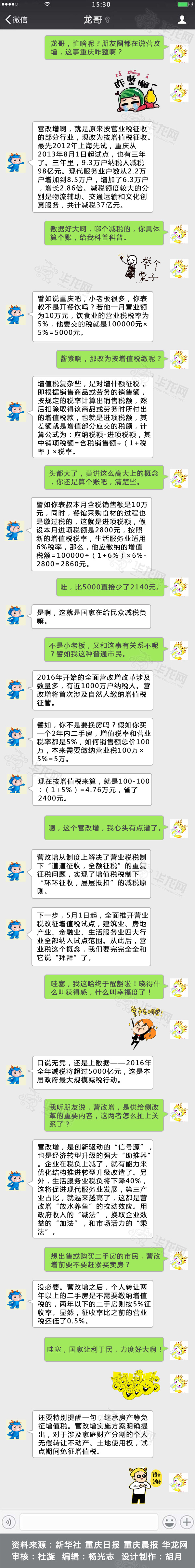 [治國理政新實踐·重慶篇]來漲姿勢 “營改增”在重慶改得咋樣了？