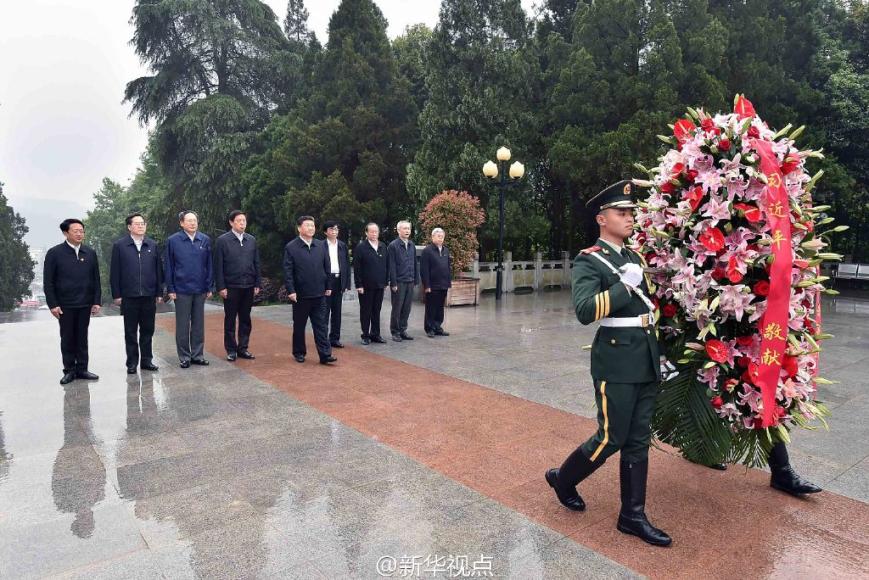 習近平：不能忘了老區，老區人民養育了我們