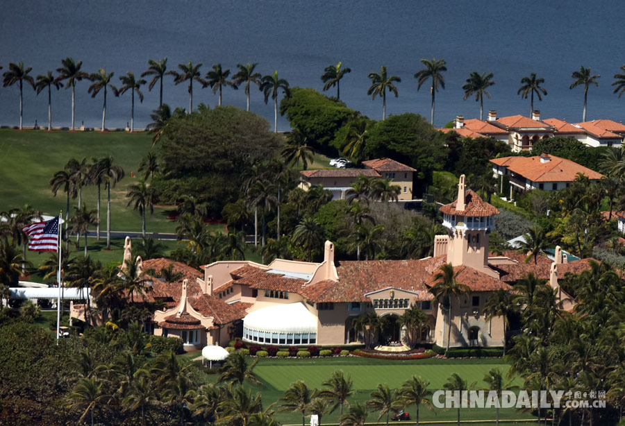 組圖：探訪中美元首即將會晤的海湖山莊