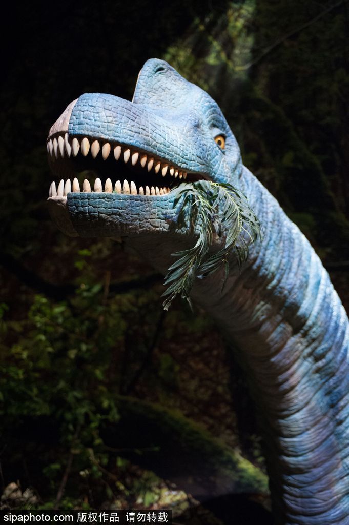 英國恐龍展超逼真 彷佛回到侏羅紀