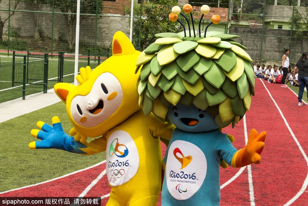 2016里約奧運(yùn)會(huì)和殘奧會(huì)吉祥物亮相
