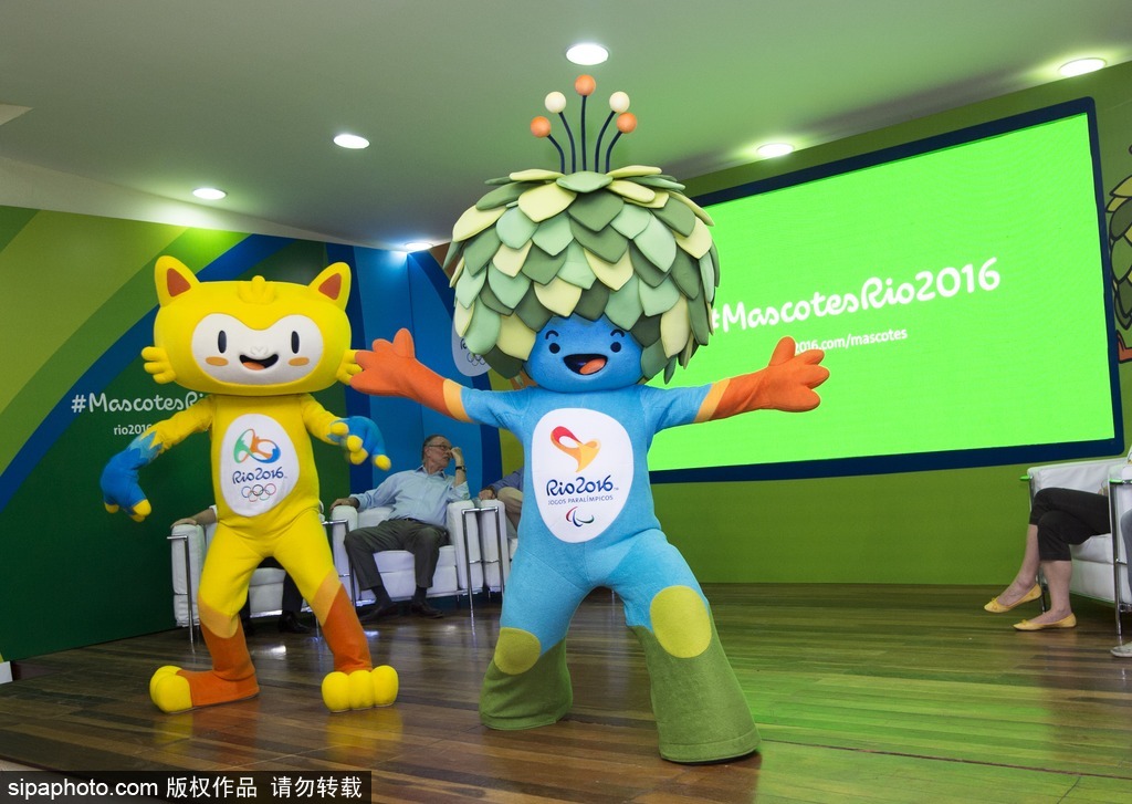 2016里約奧運(yùn)會(huì)和殘奧會(huì)吉祥物亮相