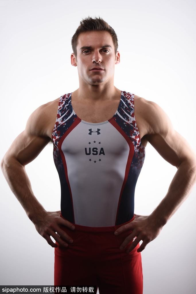 里約奧運會前瞻：美國男子體操隊運動員媒體寫真