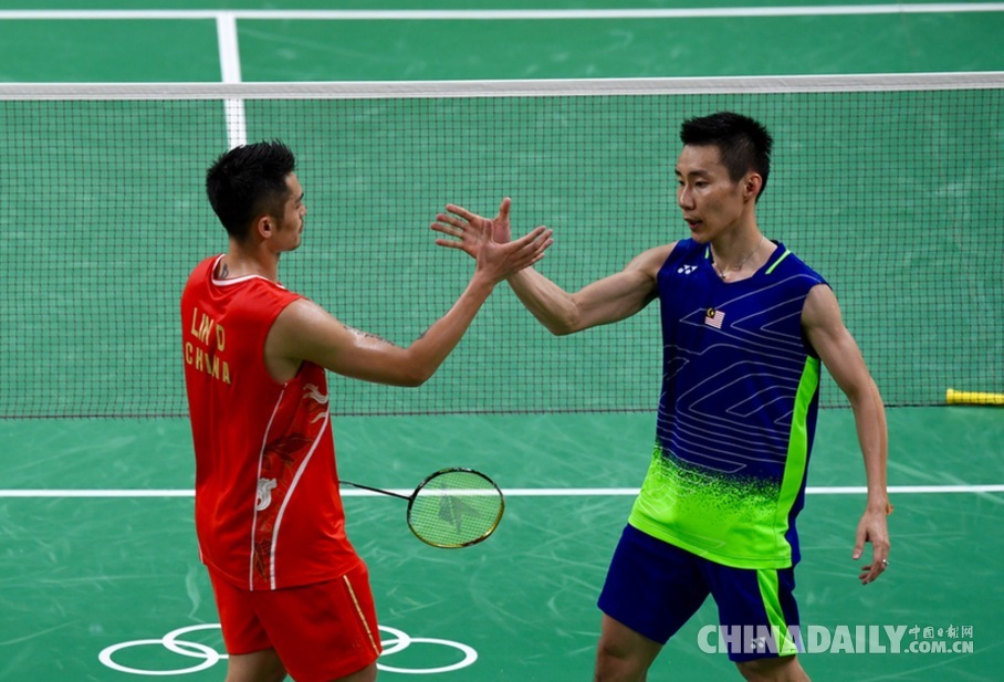 里約奧運會羽毛球男子單打半決賽上演“林李大戰” 林丹惜敗無緣金牌決賽（組圖）