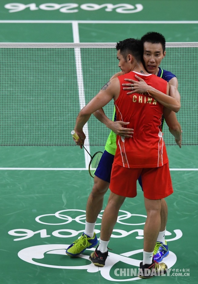 里約奧運會羽毛球男子單打半決賽上演“林李大戰” 林丹惜敗無緣金牌決賽（組圖）