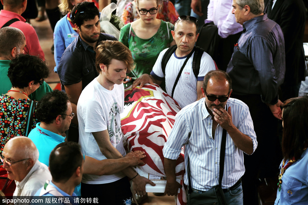 意大利舉辦國葬 悼念地震逝者