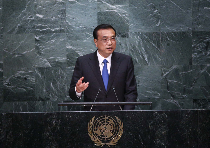 聯大“首秀”壓軸戲:李克強在聯大一般性辯論發表講話