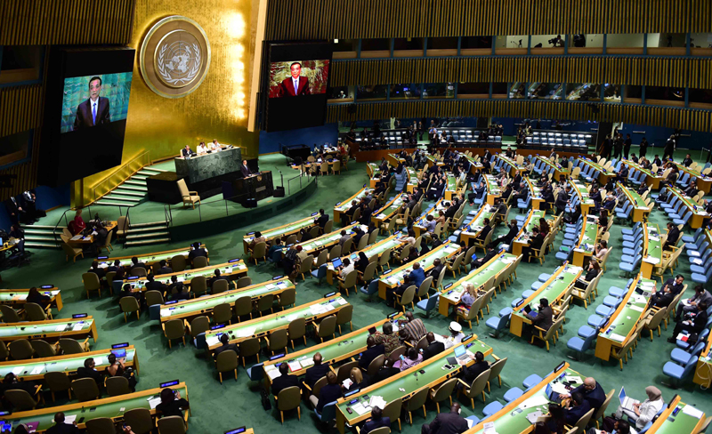 聯大“首秀”壓軸戲:李克強在聯大一般性辯論發表講話