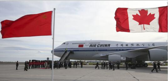 李克強抵渥太華 中國總理13年來首訪“楓葉之國”