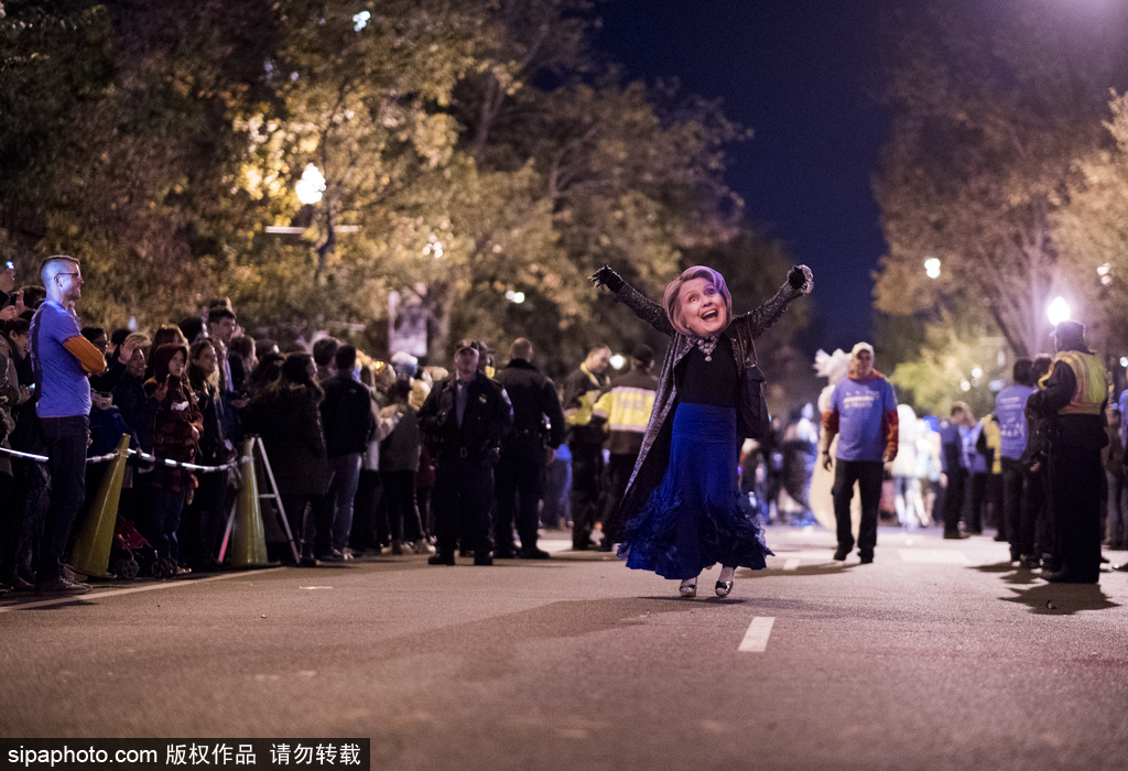 當美國大選遇上萬圣節(jié) 盤點節(jié)日期間的“特朗普希拉里”