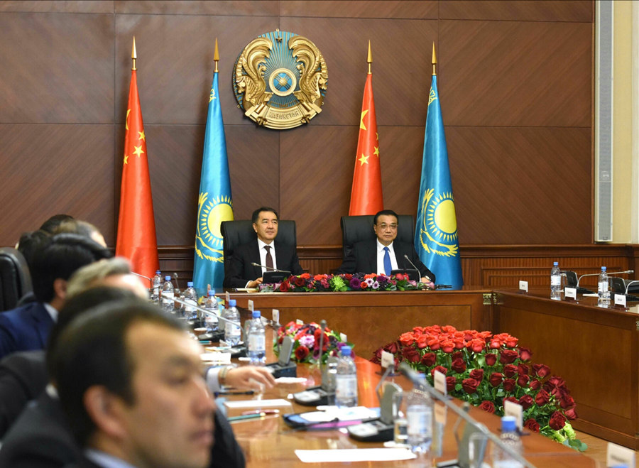 中哈總理共同見證兩國產能合作又一大項目“落地開花”