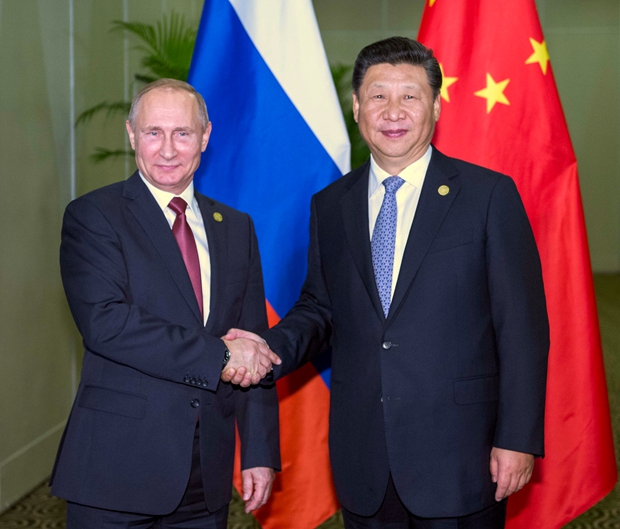 習(xí)近平會(huì)見(jiàn)俄羅斯總統(tǒng)普京