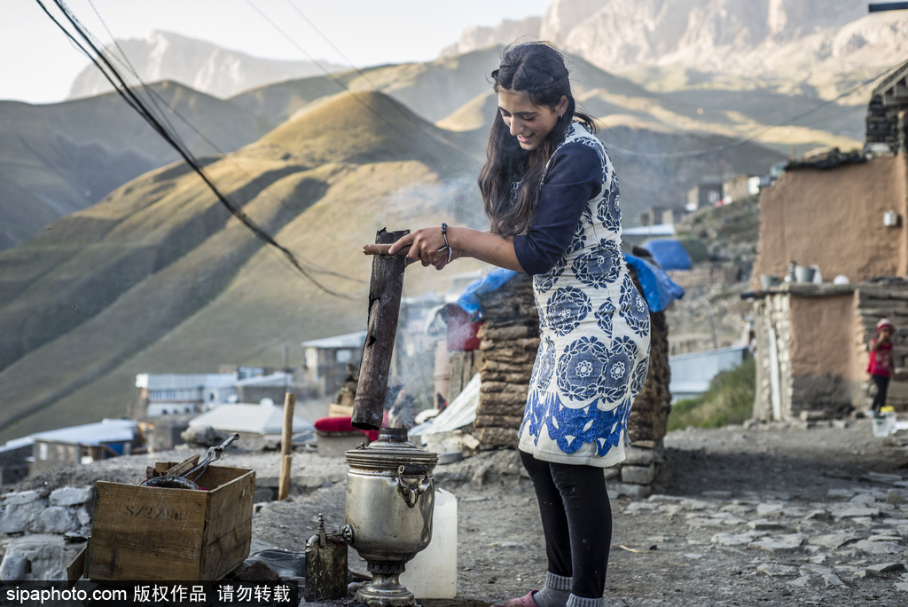 高加索深山里的古老村莊 原生態(tài)淳樸生活愜意悠閑