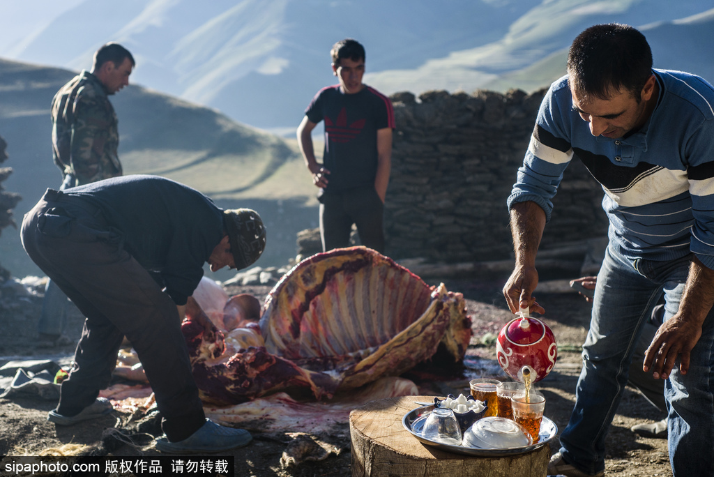 高加索深山里的古老村莊 原生態淳樸生活愜意悠閑