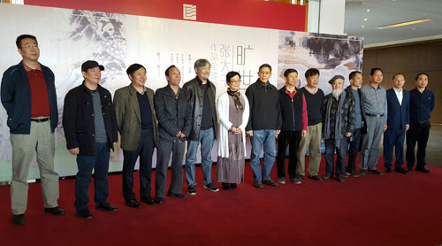 張大千晏濟元作品展在 嶺南美術館展出