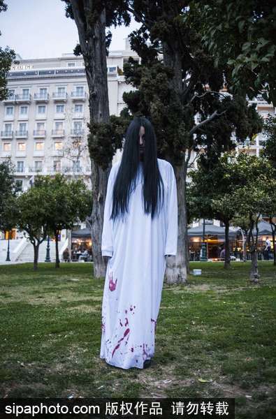 喪尸出籠！希臘雅典2017僵尸大游行血腥重口味（組圖）