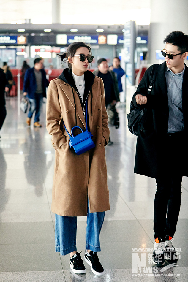 孫怡最新機場街拍曝光 酷勁十足簡約風