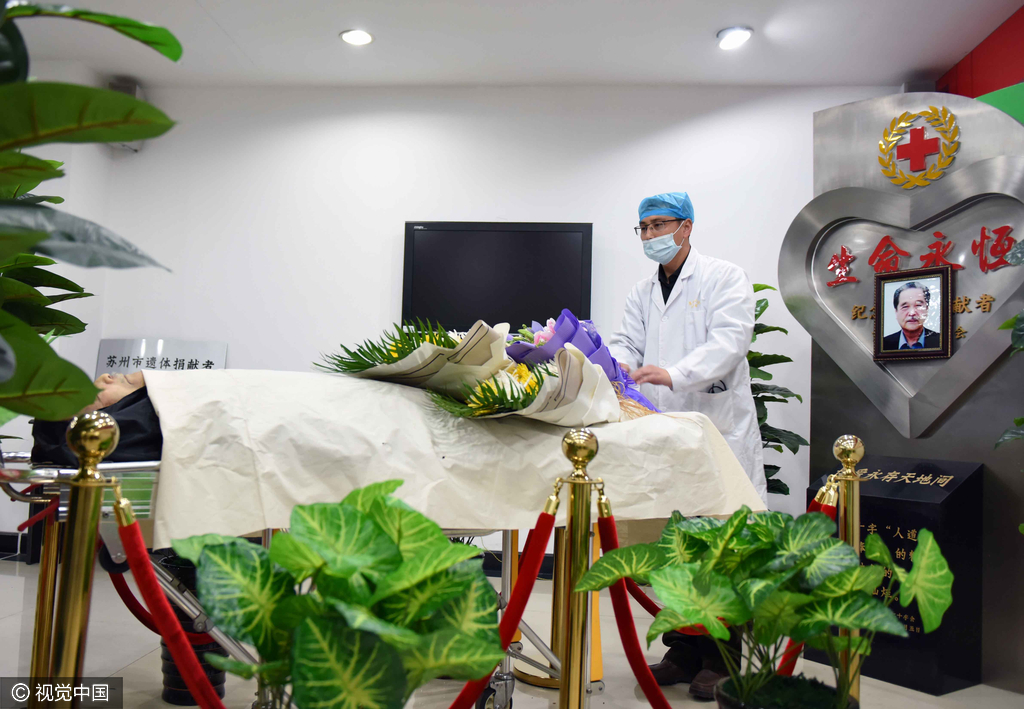 日本籍老人去世蘇州捐贈遺體