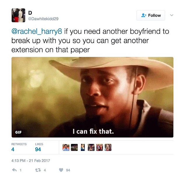 女大學(xué)生因失戀遲交作業(yè) 老師竟然這樣回復(fù)?。ńM圖）