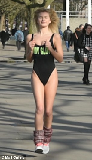 街頭實驗：當健身者穿著“冒犯”你會怎么做？（圖）