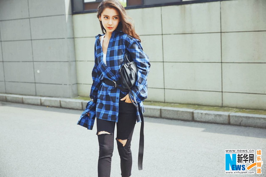 Angelababy竟然還有這么帥的時候！