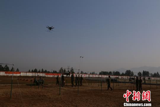 武警水電部隊大比武 動用無人機實時監(jiān)控監(jiān)考