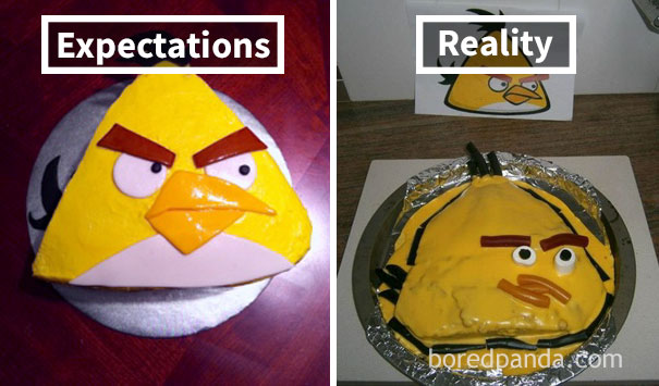 理想VS現實：這不是我想要的蛋糕！