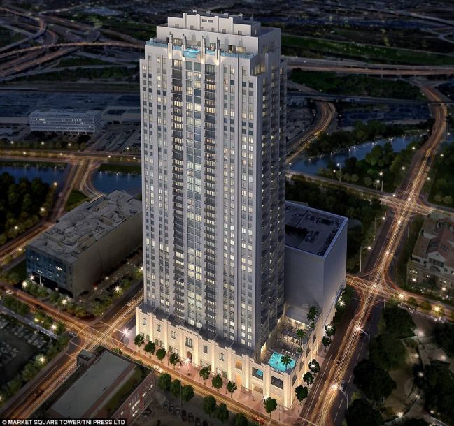 有錢還得有膽！美國豪華公寓推出“天空之池”