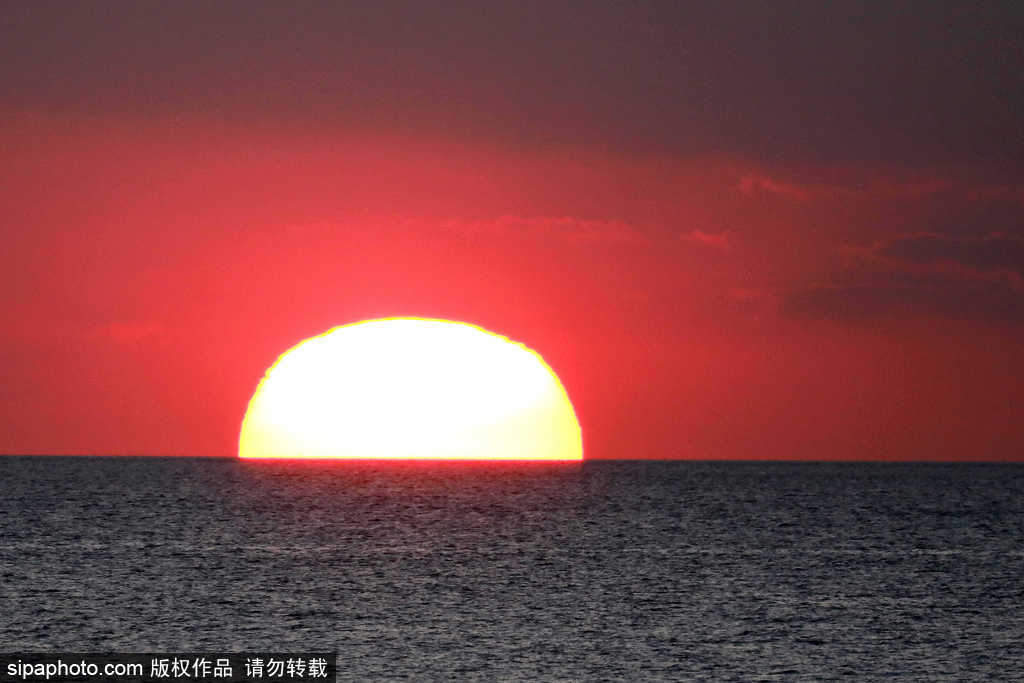 大美無言 英吉利海峽的絕美日落