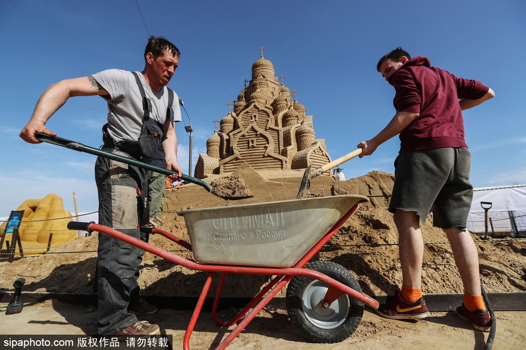 精美絕倫巧奪天工 俄羅斯沙雕錦標賽藝術家高超技藝另人驚嘆