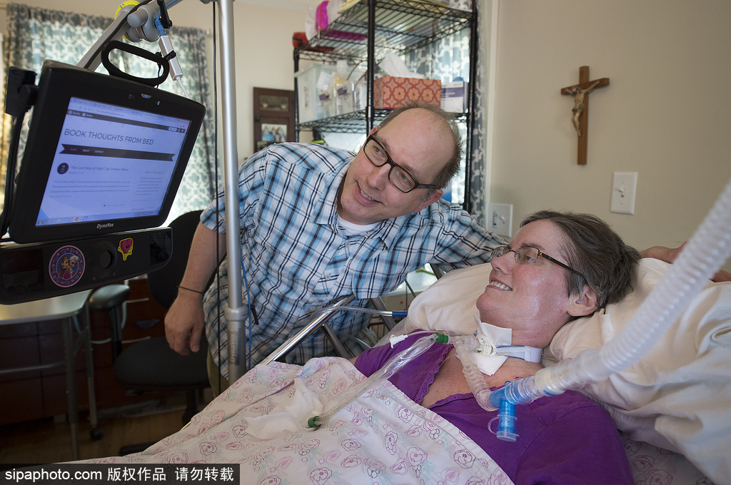 強悍黑科技 美國全身癱瘓女子僅靠眼睛完成寫作