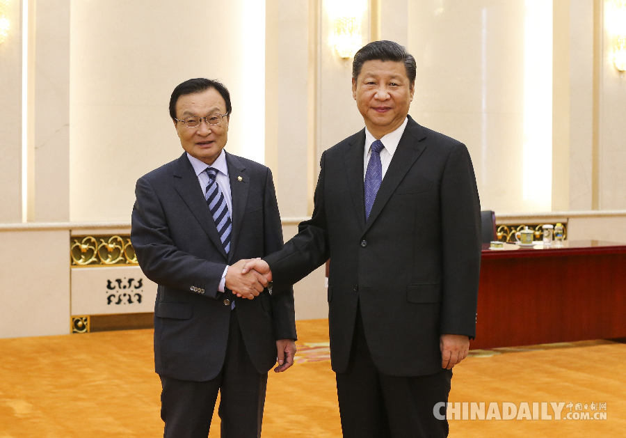 習近平會見韓國總統特使李海瓚