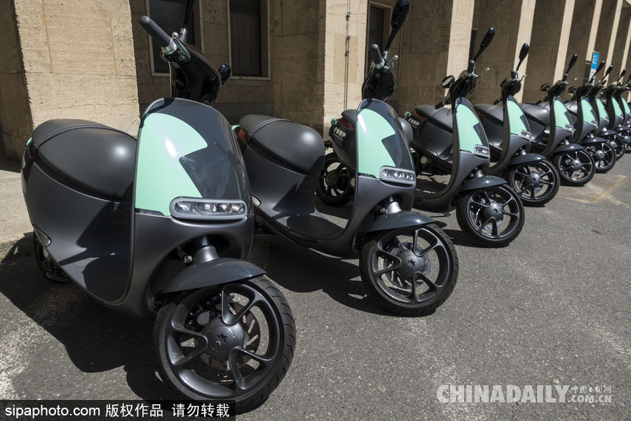 德國柏林也刮起“共享風” 街頭現共享電動車