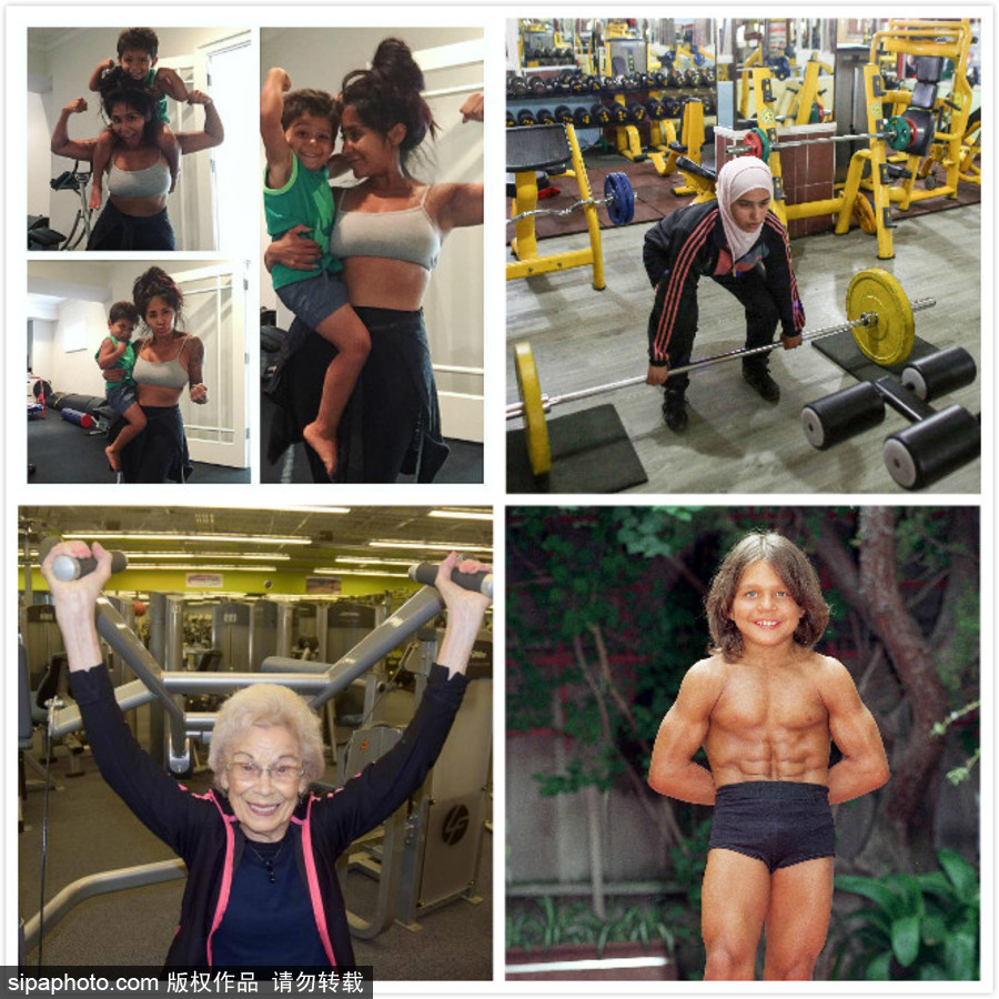 給你一碗熱血雞湯！盤點那些熱愛健身的普通人