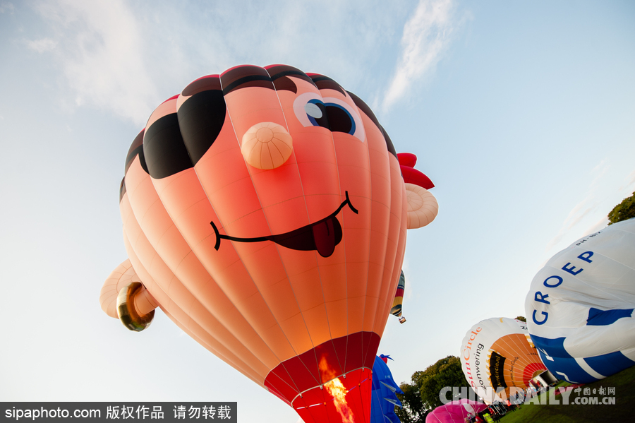 藍(lán)天下的飛行浪漫！荷蘭巴訥費(fèi)爾德熱氣球節(jié)開幕