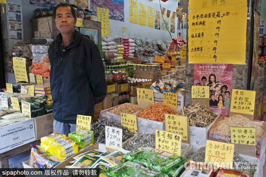 領(lǐng)略繁華的美國(guó)紐約街景 中國(guó)元素濃郁
