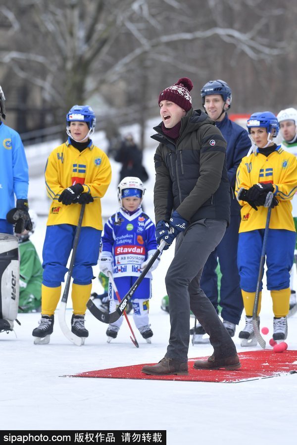 最強孕媽！凱特王妃身懷六甲打冰球