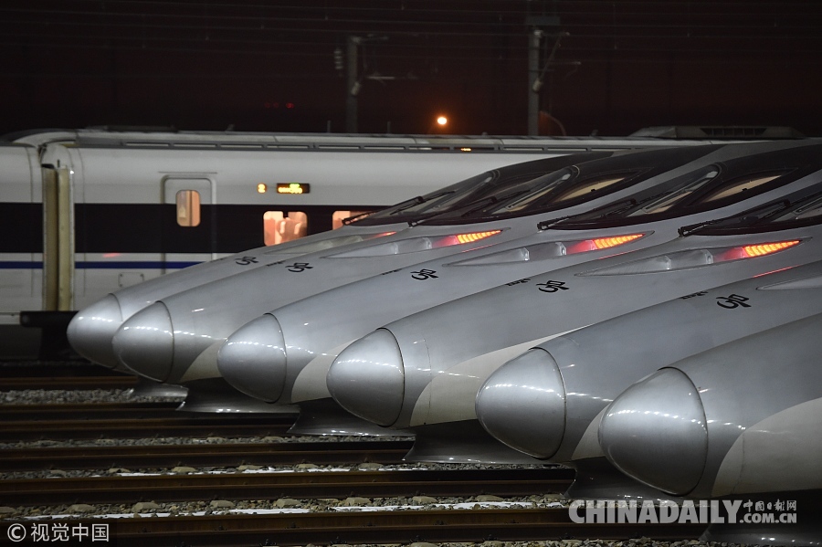 春運大幕開啟 動車組列車整裝待發