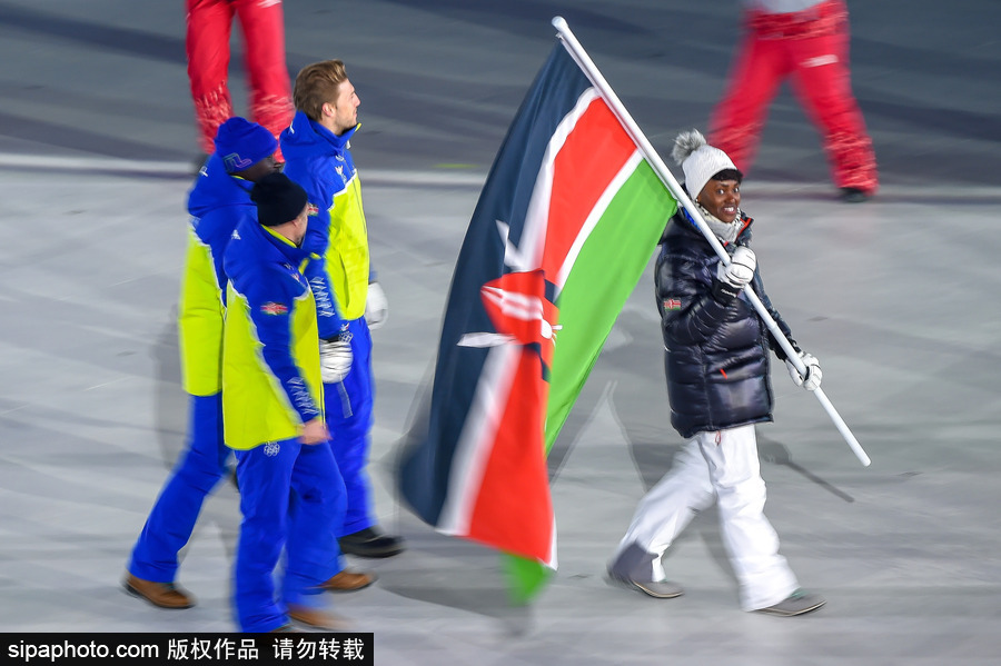 冰雪運動魅力無限！盤點平昌冬奧會開幕式上那些“特殊”參賽國