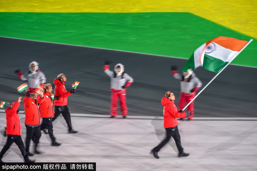 冰雪運動魅力無限！盤點平昌冬奧會開幕式上那些“特殊”參賽國