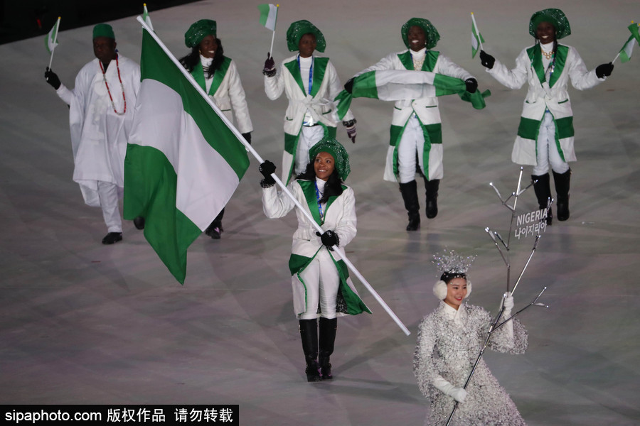 冰雪運(yùn)動(dòng)魅力無限！盤點(diǎn)平昌冬奧會(huì)開幕式上那些“特殊”參賽國