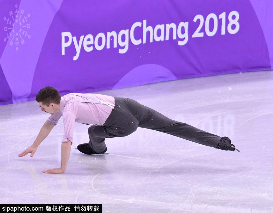 2018平昌冬奧會：花滑首日比賽眾名將失誤連連
